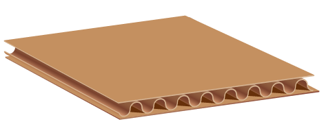 Triple Wall Corrugated Cardboard Sheet