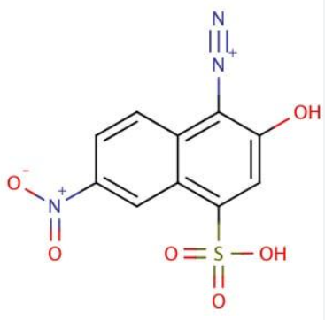 6-Nitro-1,2-diazooxy-4-naphthalene sulfonate