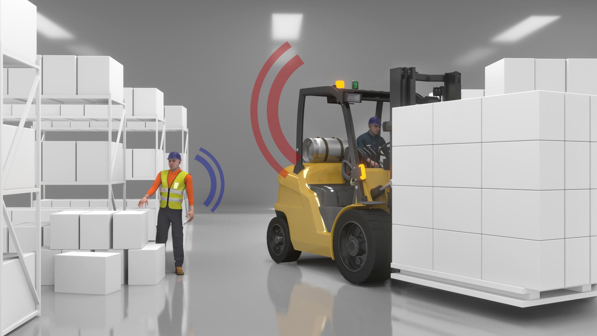 Forklift Pedestrian Warning System