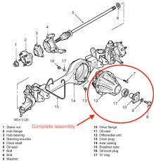 Automobile Rear Axle Assembly
