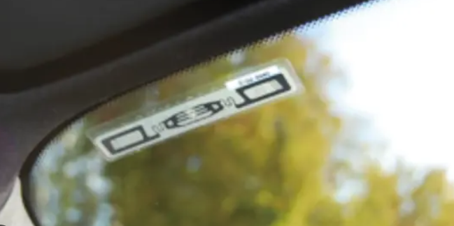 RFID Automotive Windshield Tag