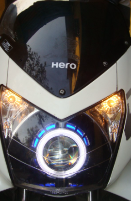 Motorcycle Spotlight Modification