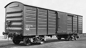 Freight Car for Railway