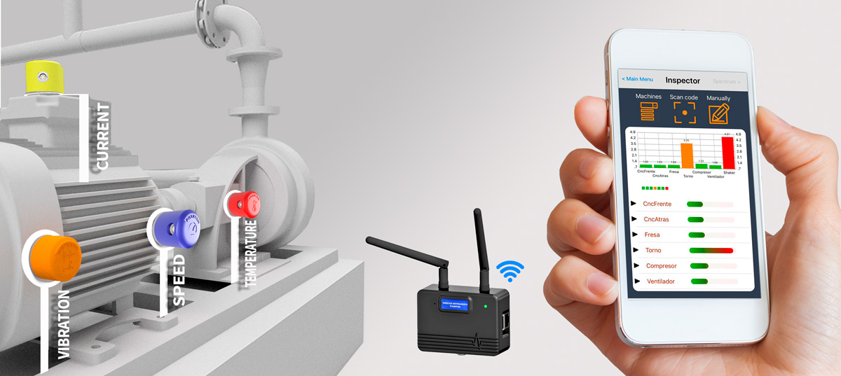 Industrial Wireless Vibration Monitoring System