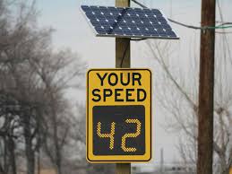 Radar Speed Advisory Signs