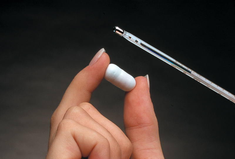 Ingestible Temperature Sensor